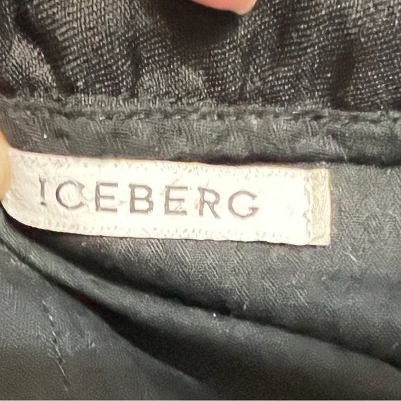 $995 Authentic ICEBERG Made in ITALY Black Activewear Drawstring Trousers Sz.50 - Picture 2 of 13